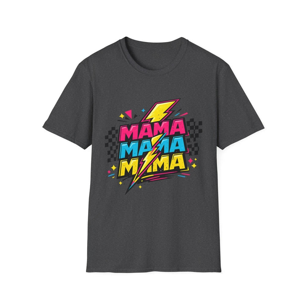 Mama Lightning Graphic T-Shirt — Retro Pop Art Mom Tee