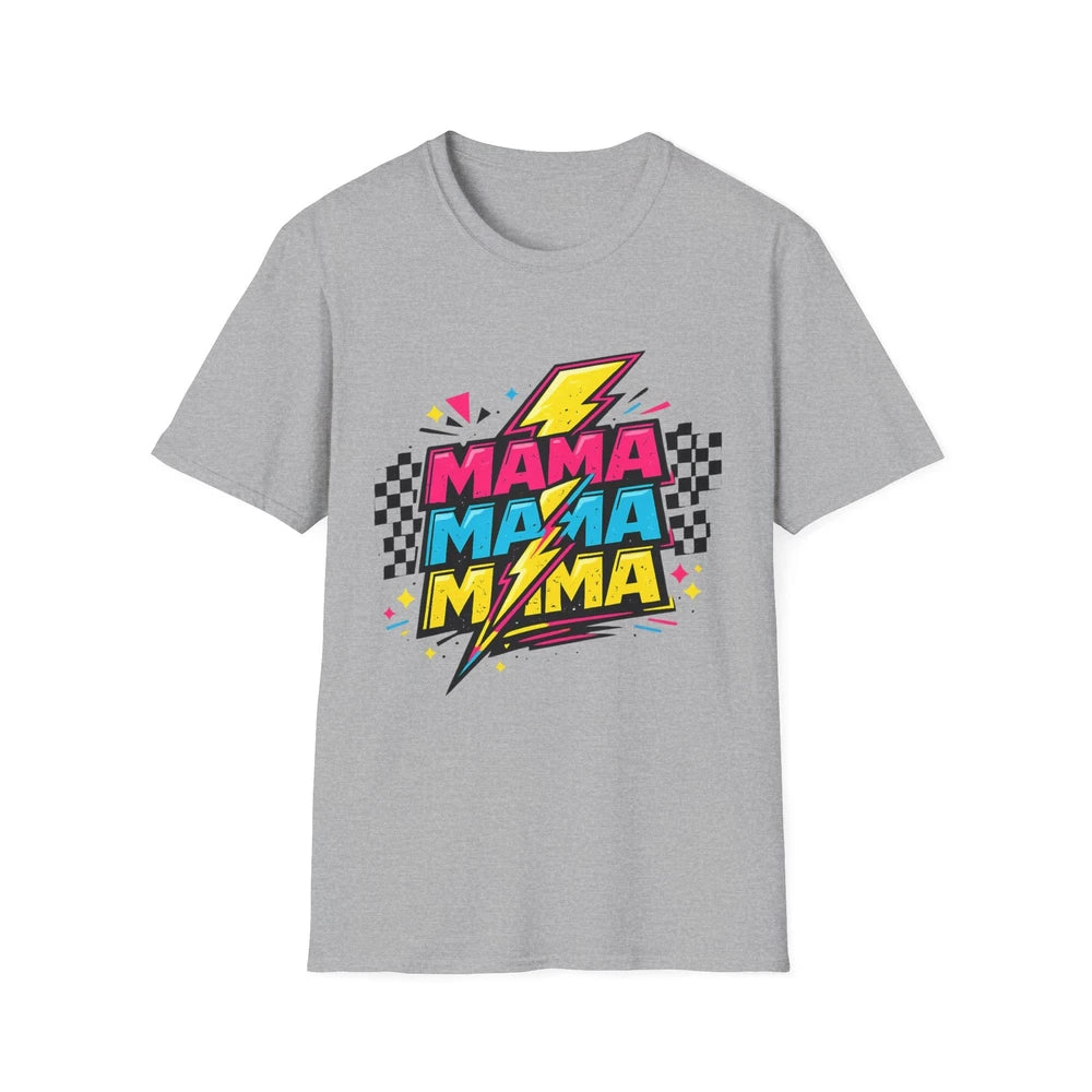 Mama Lightning Graphic T-Shirt — Retro Pop Art Mom Tee